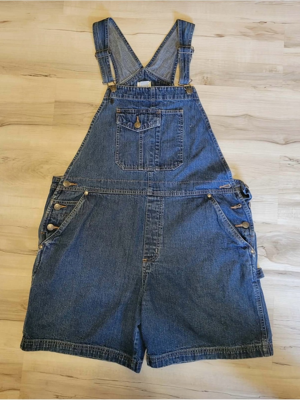Cherokee Blue Denim Short Overalls
